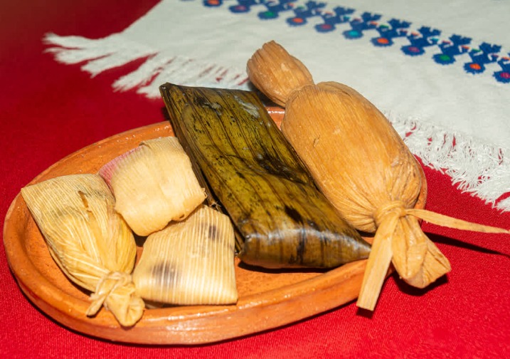 Tamales para comer en Chiapas